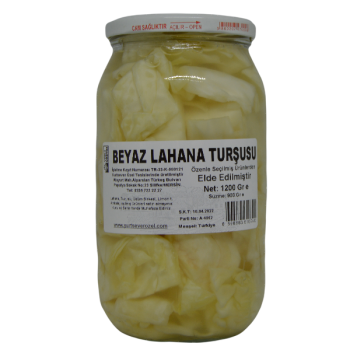 Beyaz Lahana Turşusu 1200 Gr
